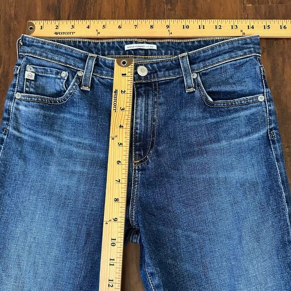 ALEXA CHUNG for AG ADRIANO GOLDSCHMIED Ankle Skinny Jeans in Blue - Picture 11 of 13